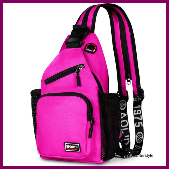 Handbags - Convertible Sling Backpack Daypack Lightweight Crossbody Travel Hiking Commute